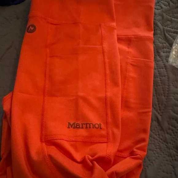 Marmot ladies Orange Leggings - Picture 9 of 9